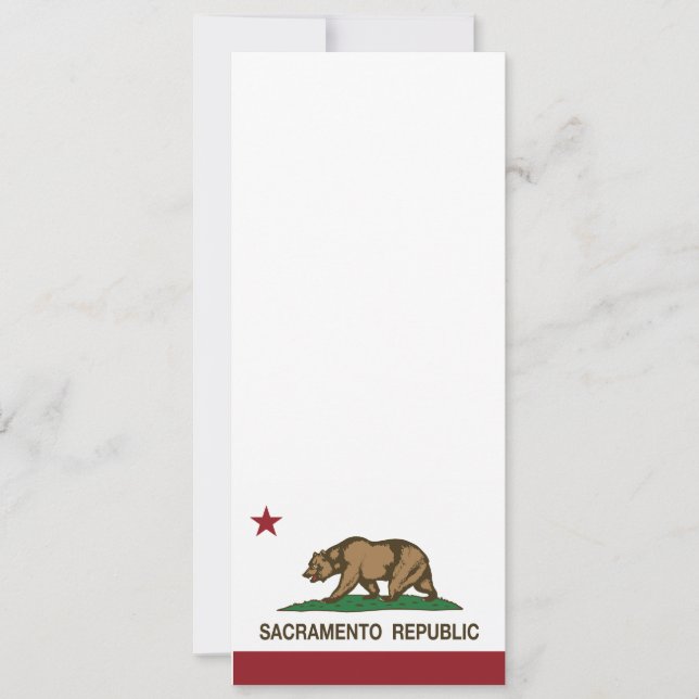 De Vlag van de Republiek van Sacramento (Voorkant)