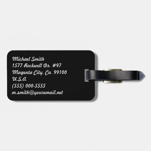 De vlag van de Republiek Venetië Bagagelabel (Achterkant horizontaal)