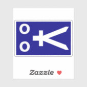 De vlag van de Republiek Zamboanga Sticker (Vel)