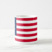 De vlag van de Revolutionaire Oorlog Betsy Ross Koffiemok (Center)