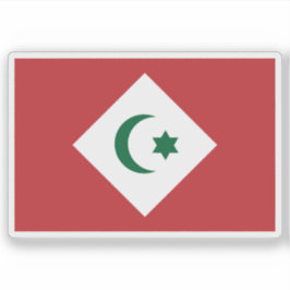 De vlag van de Rif (1921-1926) Sticker