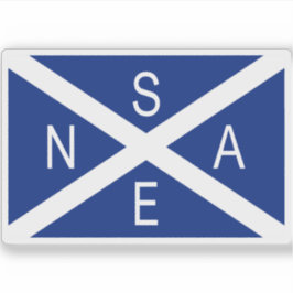 De vlag van de Schotse Antarctische expeditie Sticker