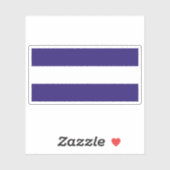 De vlag van de staat Cross River, Nigeria Sticker (Vel)