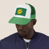 De vlag van de staat Jefferson Trucker Pet (In situ)