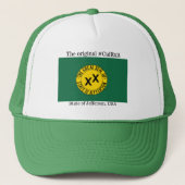 De vlag van de staat Jefferson Trucker Pet (Voorkant)