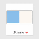 De vlag van de staat Kogi, Nigeria Sticker (Vel)