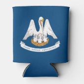 de vlag van de staat Louisiana Blikjeskoeler (Voorkant)