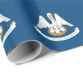 de vlag van de staat Louisiana Cadeaupapier (Rol Hoek)