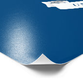 de vlag van de staat Louisiana Foto Afdruk (Hoek)