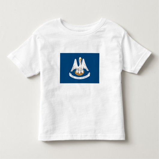 de vlag van de staat Louisiana Kinder Shirts (Voorkant)