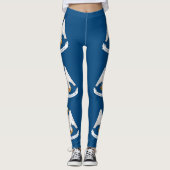 de vlag van de staat Louisiana Leggings (Voorkant)