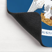 de vlag van de staat Louisiana Muismat (Hoek)