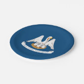 de vlag van de staat Louisiana Papieren Bordje (Gekanteld)