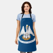 de vlag van de staat Louisiana Schort (Gedragen)