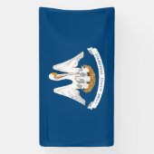 de vlag van de staat Louisiana Spandoek (Verticaal)