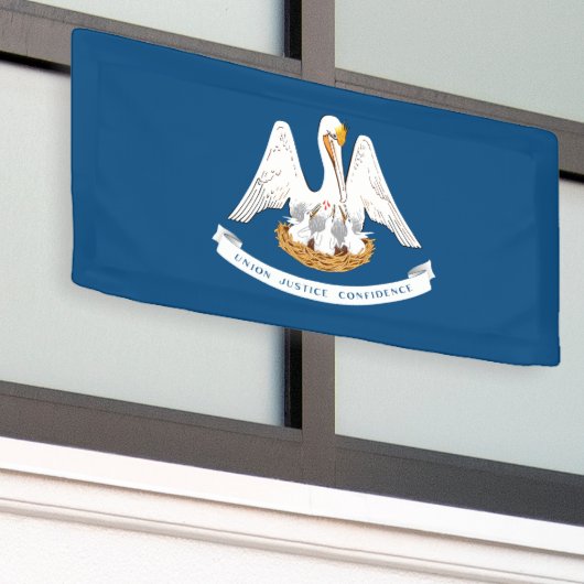 de vlag van de staat Louisiana Spandoek (Buitenkant Gebouw)