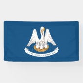 de vlag van de staat Louisiana Spandoek (Horizontaal)