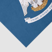 de vlag van de staat Louisiana Tissuepapier (Detail)