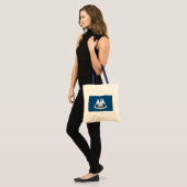 de vlag van de staat Louisiana Tote Bag (Voorkant (model))