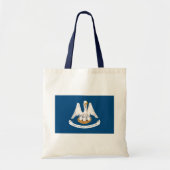 de vlag van de staat Louisiana Tote Bag (Voorkant)