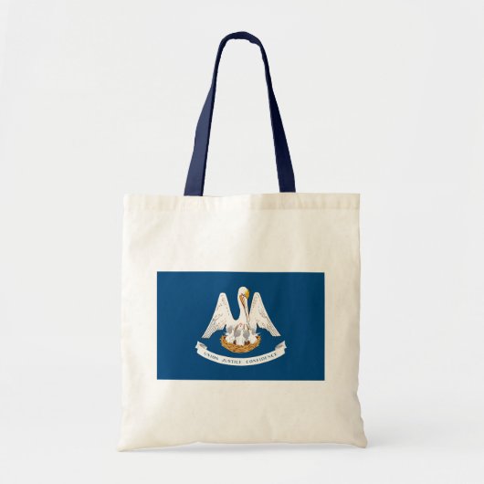 de vlag van de staat Louisiana Tote Bag (Voorkant)