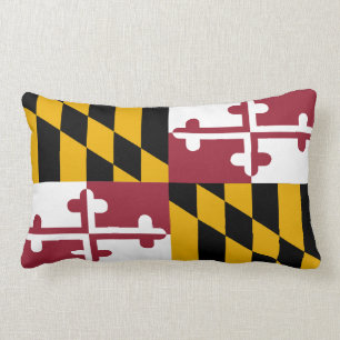 De vlag van de staat Maryland Kussen