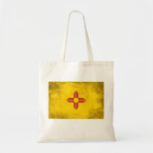 De vlag van de staat New Mexico - Zia Sun Tote Bag (Voorkant)