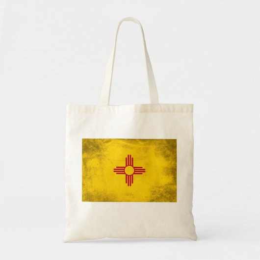 De vlag van de staat New Mexico - Zia Sun Tote Bag (Voorkant)