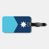 De vlag van de staat New Minnesota Bagagelabel (Achterkant horizontaal)