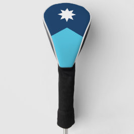 De vlag van de staat New Minnesota Golfheadcover