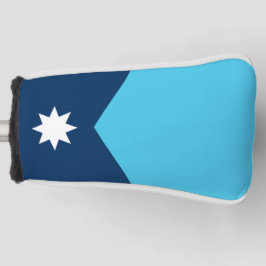 De vlag van de staat New Minnesota Golfheadcover