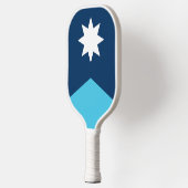 De vlag van de staat New Minnesota Pickleball Paddle (Links)
