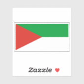 De vlag van de staat Oyo, Nigeria Sticker (Vel)