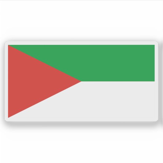 De vlag van de staat Oyo, Nigeria Sticker (Voorkant)