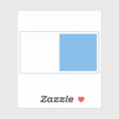 De vlag van de staat Rivers, Nigeria Sticker (Vel)