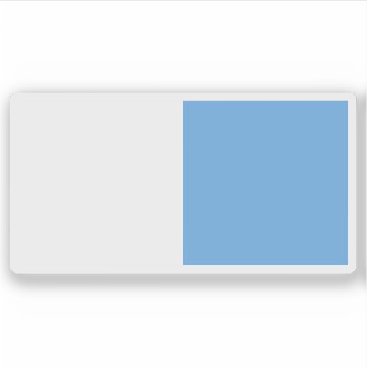 De vlag van de staat Rivers, Nigeria Sticker (Voorkant)