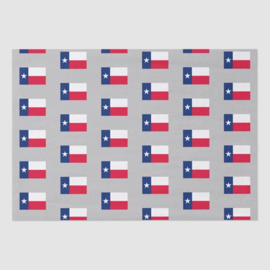 De vlag van de staat Texas, Tissuepapier (Voorkant)