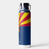 De vlag van de Staat van Arizona personaliseert Na Waterfles (Achterkant)