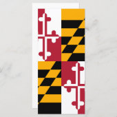De Vlag van de Staat van Maryland kleurt Decor (Voorkant / Achterkant)