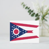 De Vlag van de Staat van Ohio Briefkaart (Staand voorkant)