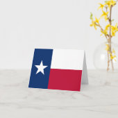 De Vlag van de Staat van Texas - de Eenzame Staat Kaart (Gele Bloem)