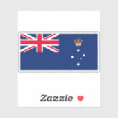 De vlag van de staat Victoria, Gemenebest Australi Sticker (Vel)