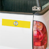 De vlag van de stad Anchorage (Alaska) Bumpersticker (Op Truck)