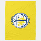 De vlag van de stad Anchorage (Alaska) Fleece Deken (Voorkant)