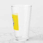 De vlag van de stad Anchorage (Alaska) Glas (Links)