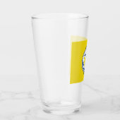 De vlag van de stad Anchorage (Alaska) Glas (Rechts)