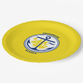 De vlag van de stad Anchorage (Alaska) Papieren Bordje (Gekanteld)