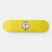 De vlag van de stad Anchorage (Alaska) Persoonlijk Skateboard (Horizontaal)