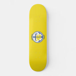 De vlag van de stad Anchorage (Alaska) Persoonlijk Skateboard