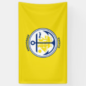De vlag van de stad Anchorage (Alaska) Spandoek (Verticaal)